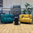 Enzo Armchair - Gold at online8 furniture store Auckland