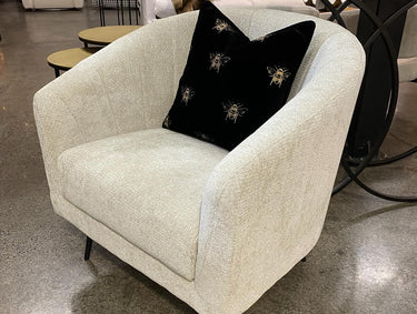 Eva Occasional Chair - Beige at online8 furniture store Auckland
