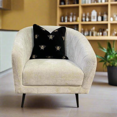 Eva Occasional Chair - Beige at online8 furniture store Auckland