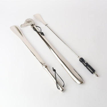 Executive Nickel Shoe Horn with Wooden Handle at Online8 Furniture Auckland NZ