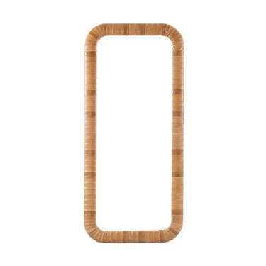 Expedition Leather Floor Mirror - Cuba Brown at online8 furniture store Auckland