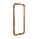 Expedition Leather Floor Mirror - Cuba Brown at online8 furniture store Auckland