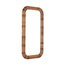 Expedition Leather Wall Mirror - Cuba Brown at online8 furniture store Auckland
