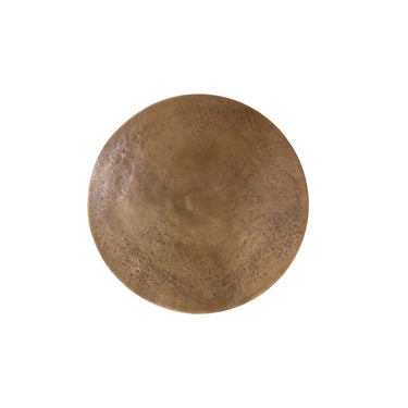 Faro Aluminium Side Table | Antique Brass at Online8 Furniture Auckland NZ