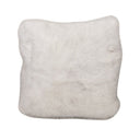Faux Fur Cushion - White Fleck at online8 furniture store Auckland