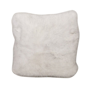 Faux Fur Cushion - White Fleck at online8 furniture store Auckland