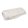 Faux Fur Throw - White Fleck at online8 furniture store Auckland