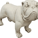 Fibre Clay Dog Statue at online8 furniture store Auckland