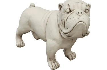 Fibre Clay Dog Statue at online8 furniture store Auckland