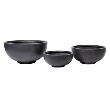 Fibre Clay Round Dish - Set of 3 at online8 furniture store Auckland