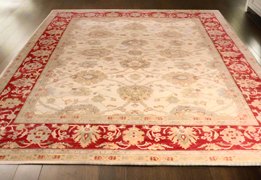 Fine Hand Knotted Afghan Zeigler Rug - 310x255cm at online8 furniture store Auckland