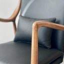 Finn Mid-Century Leather Armchair at online8 furniture store Auckland