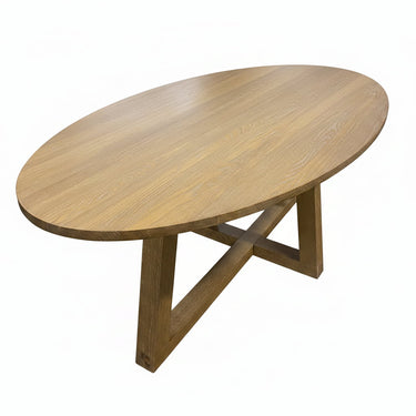 Finn Oval Dining Table - 2200mm at Online8 Furniture Auckland NZ
