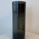 Fleur Cylindrical Glass Vase - Large Obsidian at Online8 Furniture Auckland NZ