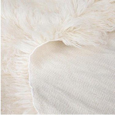 Flokati Pure Wool Round Rug - 200x200cm at online8 furniture store Auckland