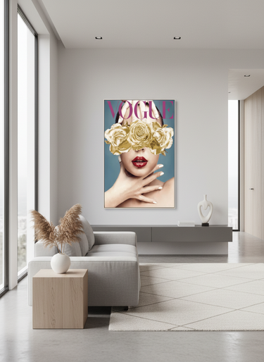 Floral Vogue Canvas Wall Art at online8 furniture store Auckland