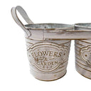 Flower and Garden Pot Set/2 at online8 furniture store Auckland