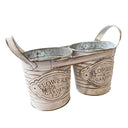 Flower and Garden Pot Set/2 at online8 furniture store Auckland