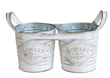 Flower and Garden Pot Set/2 at online8 furniture store Auckland
