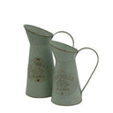 Flowers & Garden Metal Jug Large at online8 furniture store Auckland