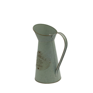 Flowers & Garden Metal Jug Large at online8 furniture store Auckland