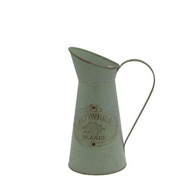 Flowers & Garden Metal Jug Large at online8 furniture store Auckland