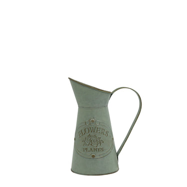 Flowers & Garden Metal Jug Small at online8 furniture store Auckland