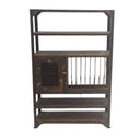Foundry Iron Storage Rack - Rustic at online8 furniture store Auckland