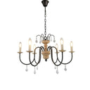 Francais Chandelier - Metalic & Black at online8 furniture store Auckland