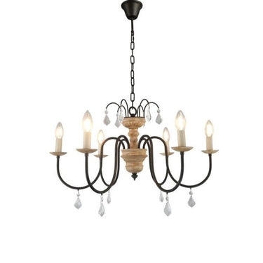 Francais Chandelier - Metalic & Black at online8 furniture store Auckland