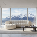 Frazier Sofa with Left Chaise - Rust Fleck at online8 furniture store Auckland