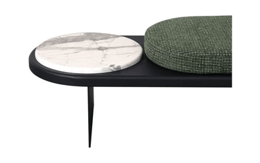 Sensei Bench Seat – Black/Olive at Online8 Furniture Auckland NZ