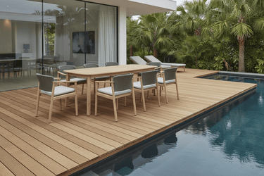 Freeport Outdoor Dining Suite at Online8 Furniture Auckland NZ