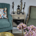 French Bedside Table 3 Drawer at online8 furniture store Auckland