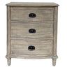 French Bedside Table 3 Drawer at online8 furniture store Auckland