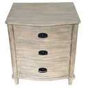 French Bedside Table 3 Drawer at online8 furniture store Auckland