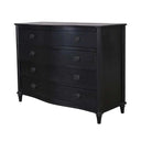 French Commode - Rustic Black at online8 furniture store Auckland