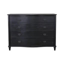 French Commode - Rustic Black at online8 furniture store Auckland