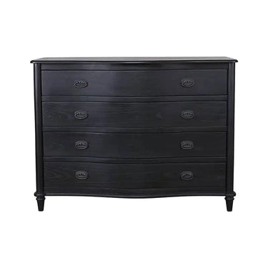 French Commode - Rustic Black at online8 furniture store Auckland