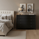 French Commode - Rustic Black at online8 furniture store Auckland