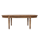 French Provincial Elm Oval Dining Table at online8 furniture store Auckland