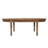 French Provincial Elm Oval Dining Table at online8 furniture store Auckland