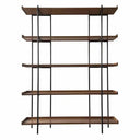 Fresno Bookcase - Black at online8 furniture store Auckland