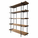 Fresno Bookcase - Black at online8 furniture store Auckland