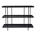 Fresno Console Table - Black at online8 furniture store Auckland