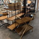 Fresno Console Table - Dark Oak at online8 furniture store Auckland