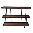 Fresno Console Table - Dark Oak at online8 furniture store Auckland