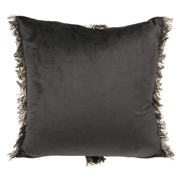 Fringe Cushion - Grey at Online8 Furniture Auckland NZ