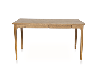 Genji 1.2 Meter Oak Desk - Walnut Stain at online8 furniture store Auckland