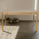 Genji 1.2 Meter Oak Desk - Walnut Stain at online8 furniture store Auckland